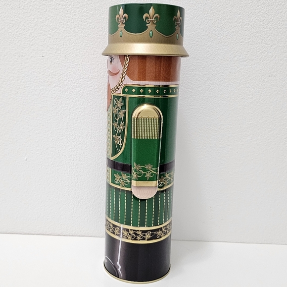 Green & Gold Nutcracker Metal Tin Canister - Picture 10 of 16